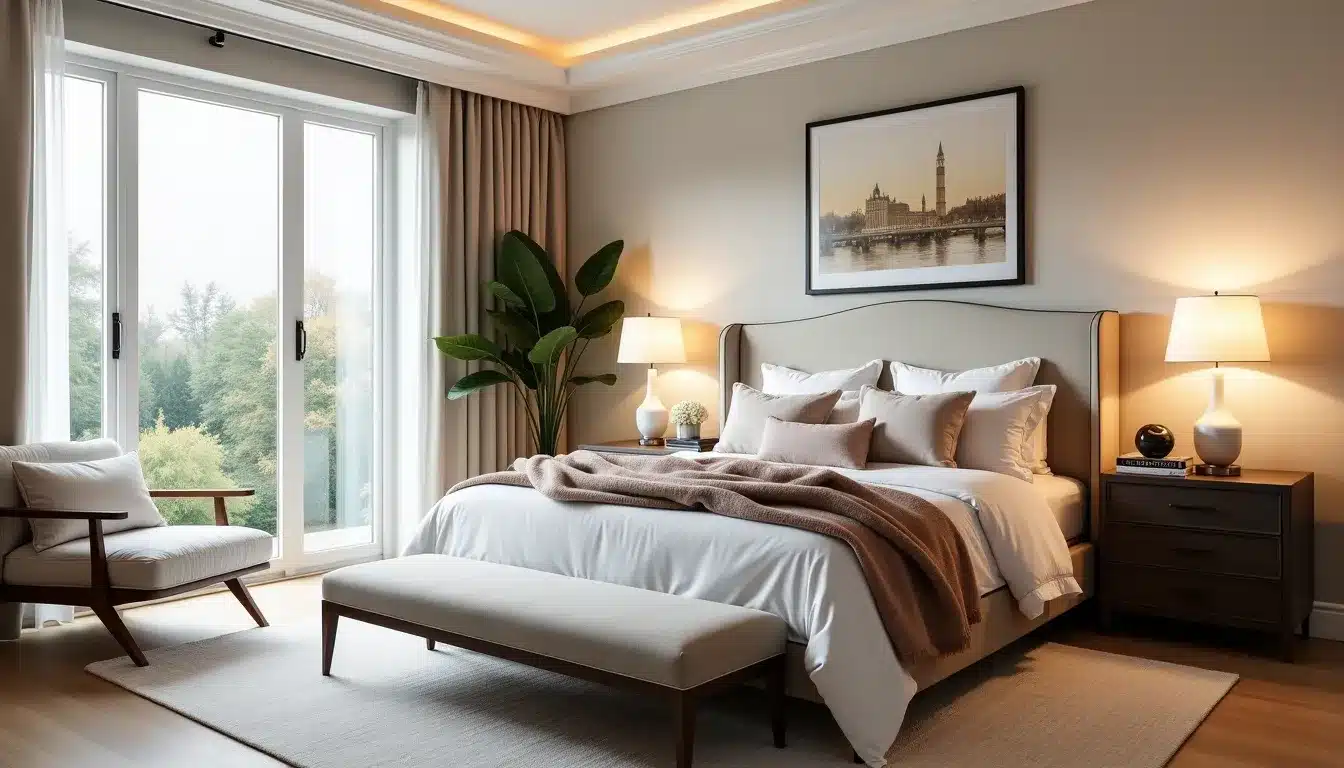 elegant bedroom decor