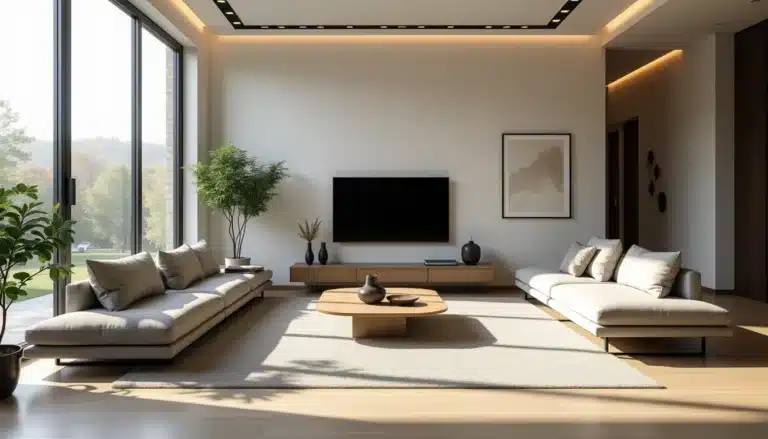 modern minimalist livingroom