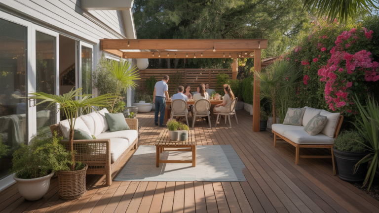 backyard gathering