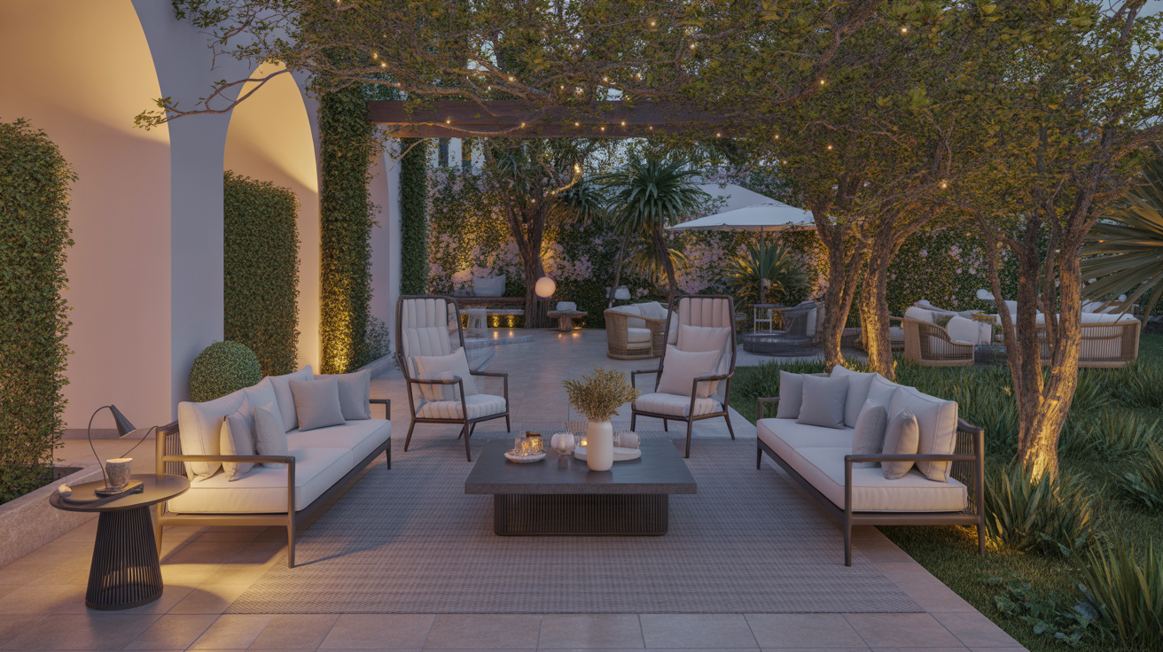elegant outdoor retreat
