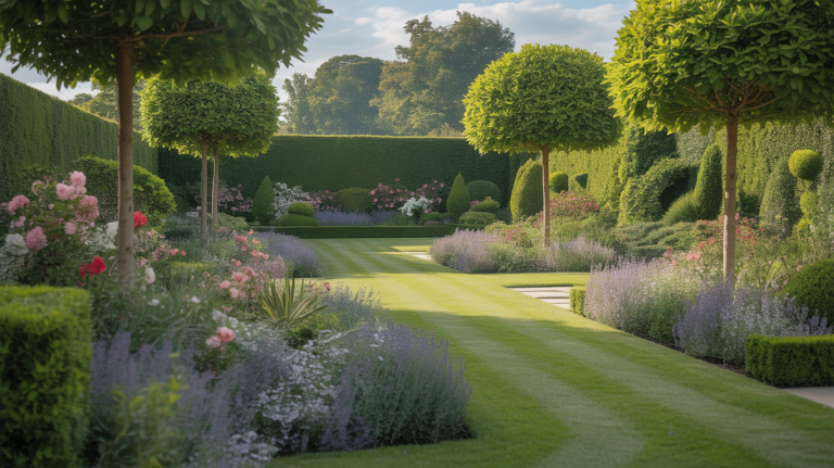 landscaped garden european design