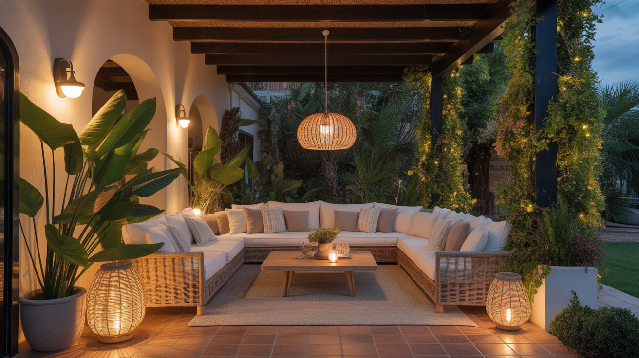 outdoor cosy space