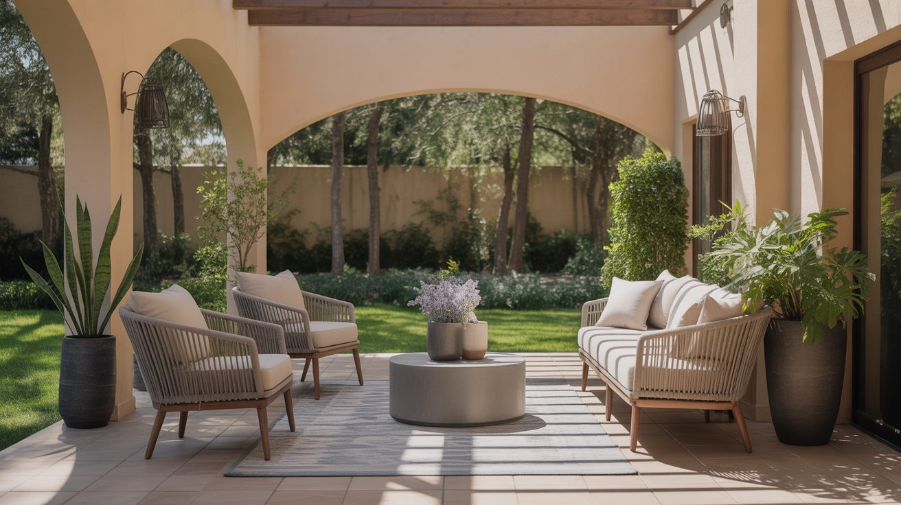 outdoor patio tranquility