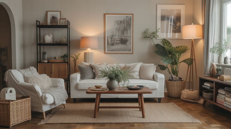 realistic living room