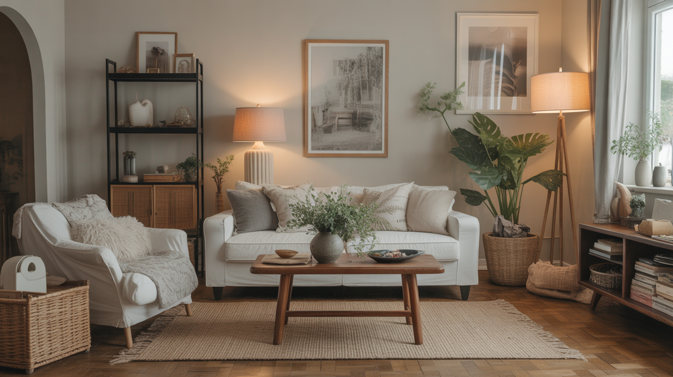 realistic living room