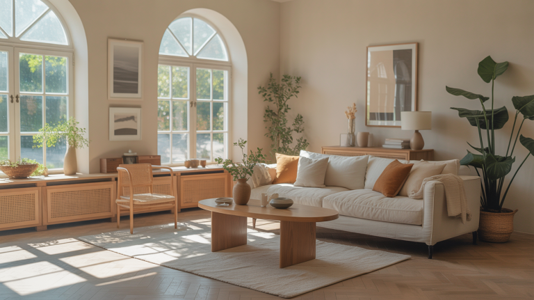 realistic photo livingroom