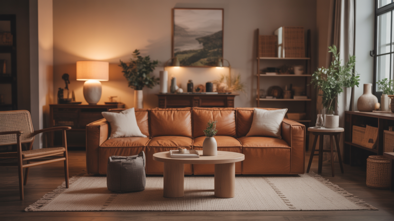 realistic stylish livingroom