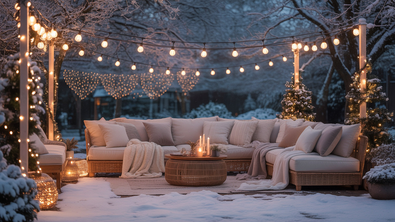 realistic winter space
