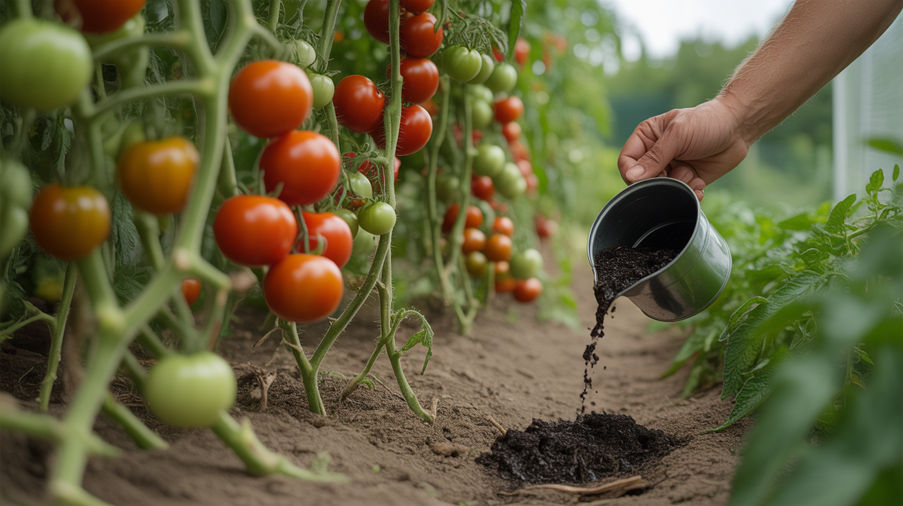 tomato garden harvest