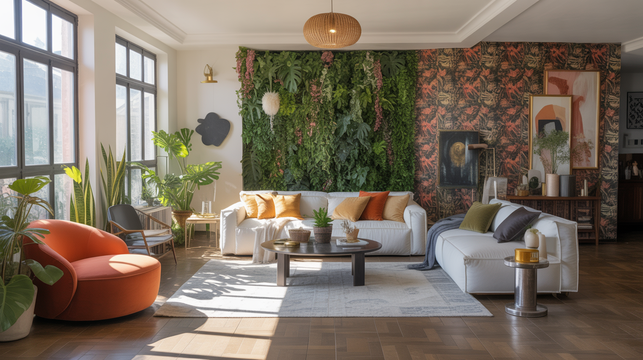 trendy living room